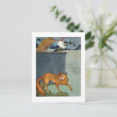 De vos briefkaart (Staand voorkant)