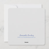 De vos en de bries feestdagenkaart (Achterkant)