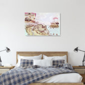 De vos en de gans; of Boney Broke Loose Canvas Afdruk (Insitu (Slaapkamer))