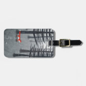 De vos en de Naam van de Douane van het Bos Bagagelabel (Voorkant horizontaal)