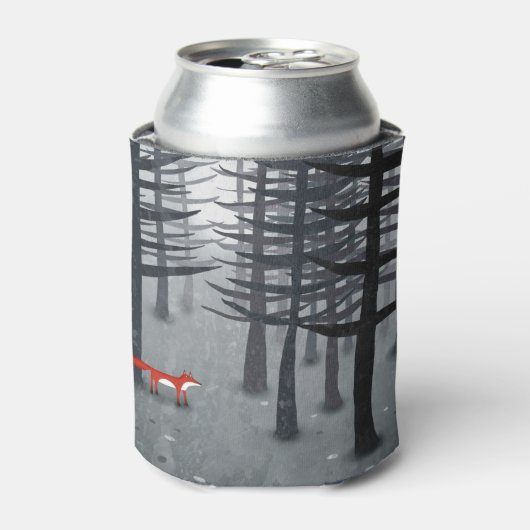 De vos en het bos blikjeskoeler (Blikje Voorkant)