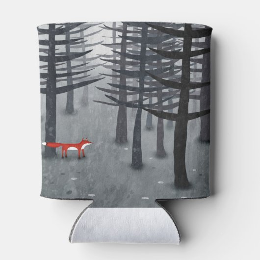 De vos en het bos blikjeskoeler (Achterkant)