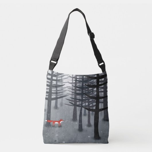 De vos en het bos crossbody tas (Voorkant)