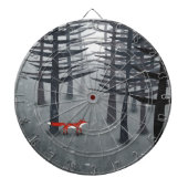De vos en het bos dartbord (Voorkant)