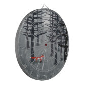 De vos en het bos dartbord (Voorkant Links)