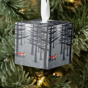 De vos en het bos decoratie