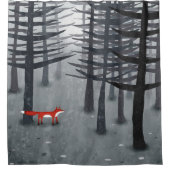 De vos en het bos douchegordijn (Voorkant)