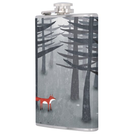 De vos en het bos heupfles (Links)