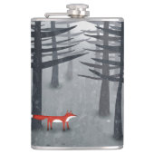 De vos en het bos heupfles (Voorkant)