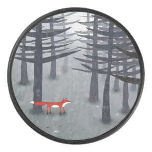 De vos en het bos hockey puck