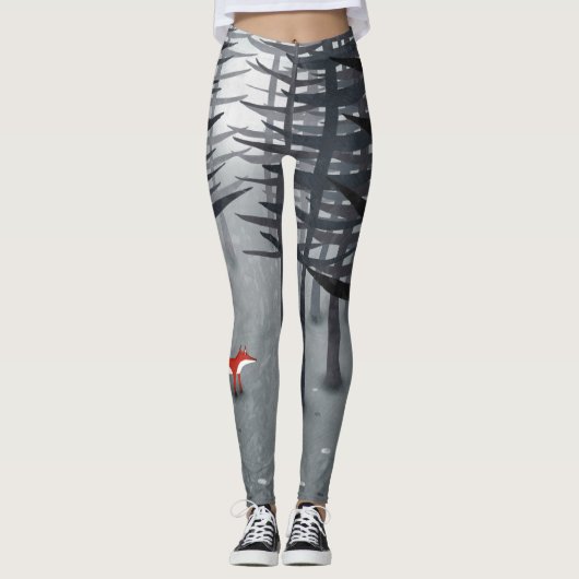 De vos en het bos leggings (Voorkant)