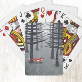 De vos en het bos pokerkaarten