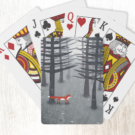 De vos en het bos pokerkaarten