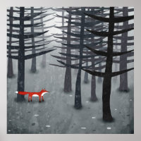 De vos en het bos