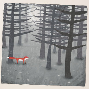 De vos en het bos sjaal