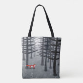De vos en het bos tote bag (Achterkant)