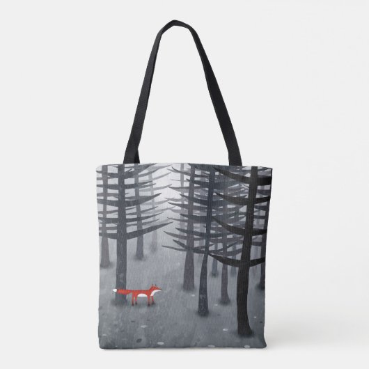 De vos en het bos tote bag (Achterkant)