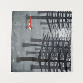 De vos en het bos wandkleed (Voorkant (horizontaal))