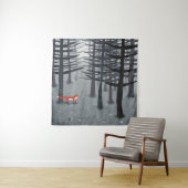 De vos en het bos wandkleed (In situ)