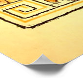 De Vos en Muggen Walter Crane Poster (Hoek)