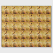 De vos in het hout cadeaupapier (Vlak)