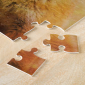 De vos in het hout legpuzzel (Zijkant)