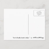 De vos is de Helper van de Kerstman Feestdagenkaart (Achterkant)