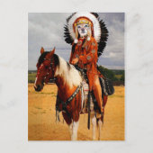 De vos is een Indische Leider Briefkaart (Voorkant)