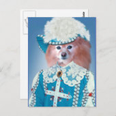 De vos is een Musketier Briefkaart (Voorkant / Achterkant)