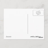 De vos is een Musketier Briefkaart (Achterkant)