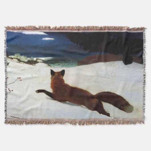 De Vos Jacht Winslow Homer 1893 Deken (Voorkant)