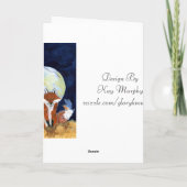 De Vos van de Dag van Valentijn Feestdagen Kaart (Achterkant)