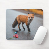 De vos van het Roos en de vlinder Muismat (Met muis)
