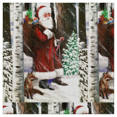 De vos van Kerstmanstof Stof (Close Up)