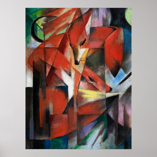 De Vossen, Bekend Schilderij Poster (Voorkant)