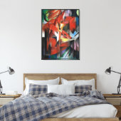 De Vossen, beroemd schilderij Canvas Afdruk (Insitu (Slaapkamer))