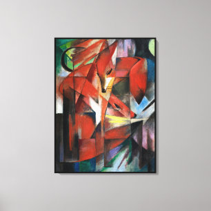 De Vossen, beroemd schilderij Canvas Afdruk