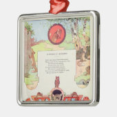 De vossen en de druiven metalen ornament (Links)