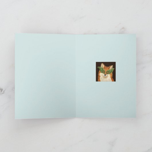 De vossenkaart lassen kaart (Binnen)