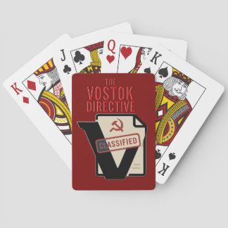 De Vostok-richtlijn – Conspiracy Deck Speelauto Pokerkaarten