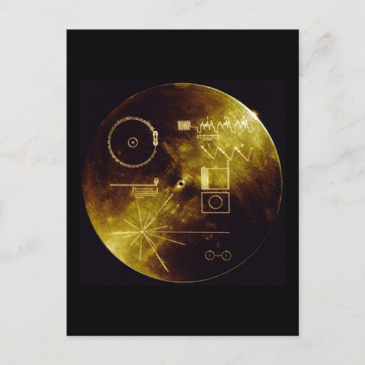 De Voyager Golden Record Briefkaart (Voorkant)