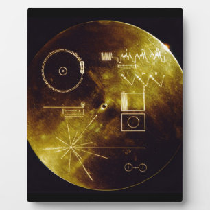De Voyager Golden Record Fotoplaat