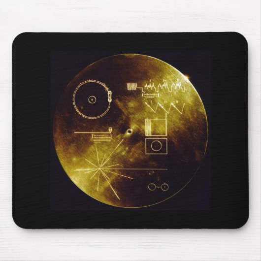 De Voyager Golden Record Muismat (Voorkant)