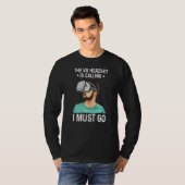 De Vr-hoofdtelefoon roept op Ik moet een prijsopga T-shirt (Voorkant volledig)