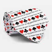 De vraag is of u niet door moet gaan (Bridge) Stropdas (Opgerold)