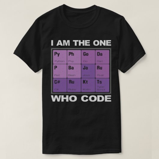 De vraag van de Code T-shirt (Design voorkant)