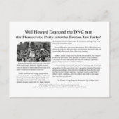 De vraag van de Vraag van het Broodje van de Groep Briefkaart (Voorkant)