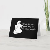 De Vraag van het spook Kaart (Voorkant)