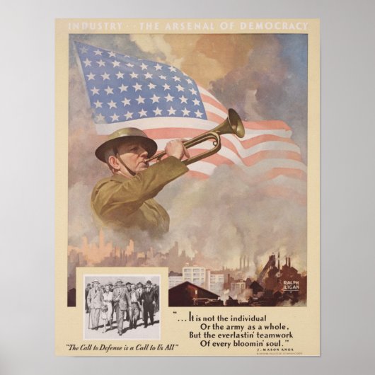 De Vraag van WWII aan Defensie Poster (Voorkant)