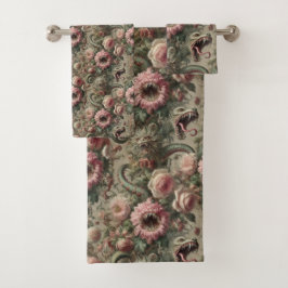 De vraatzuchtige Verdants - Gotisch Victoriaans Bad Handdoek